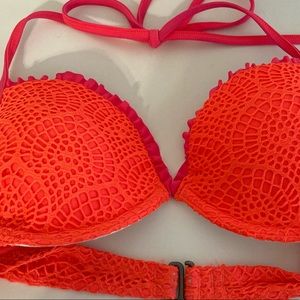 Hollister Crochet Swim Top